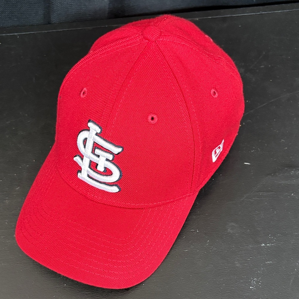 New Era Red Baseball Cap with White Embroidered Logo